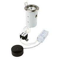 HALOLITE MR16 Fire Rated Downlight Fixed Satin Nickel Pk