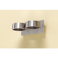 HALOLITE Silver Adjustable Twin Wall Light 7W