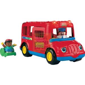Halsall - Mattel Fisher Price Little People Beeps The School Bus
