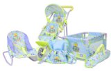 Halsall Fifi and the Flowertots 4-in-1 Twin Stroller and Nursery Set