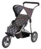 Halsall Mamas and Papas 3 Wheel Stroller - Polka Fabric