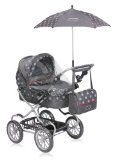Mamas and Papas Graziella Junior Deluxe Pram - Polka Fabric