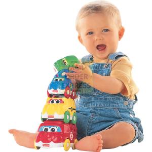 HALSALL - MATTEL Fisher Price Brilliant Basics Nesting Vehicles