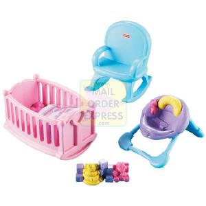 Fisher Price My First Doll House Nursery Furniture
