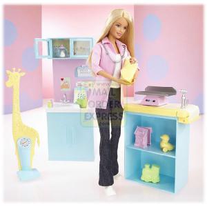 Mattel Barbie Doctor Playset and Doll