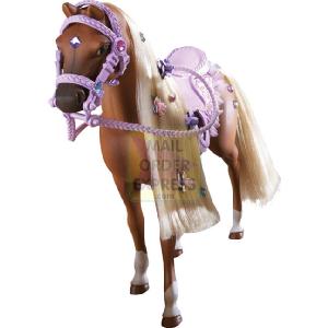 HALSALL - MATTEL Mattel Barbie Horse Lilac Saddle