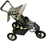 Halsall Silver Cross 3 Wheel Stroller - Blossom Fabric