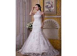 Halter Noble Romantic Wedding Dresses (Satin