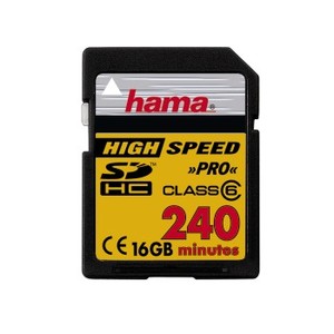 Hama 16GB SDHC Video SD Card (SDHC) - Class 6