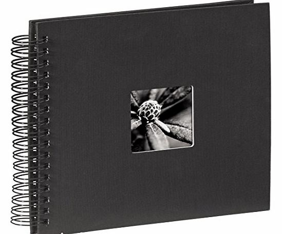 Hama 28 x 24/ 50 cm Fine Art Spiral Album, Black