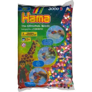 Hama Beads Hama 3000 Beads Solid Mix Midi Beads