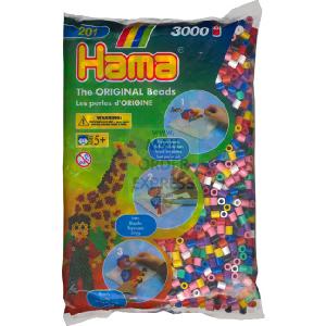 Hama 3000 Beads Solid Mix Midi Beads