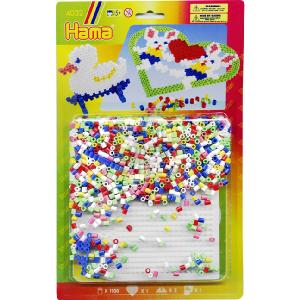 Hama Large Kit Duck Heart Midi Beads