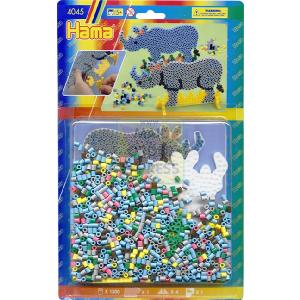 Hama Beads Hama Large Kit Rhinos Midi Beads