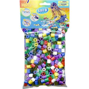 Hama Beads Hama Maxi Beads 500 Solid Mix