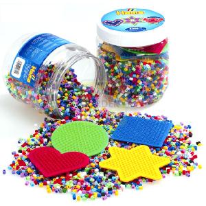 Hama Midi Beads 5000 Solid Beads and Pegboards