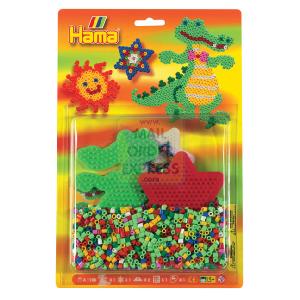 Hama Beads Hama Midi Beads With Crocodile and Star Pegboard