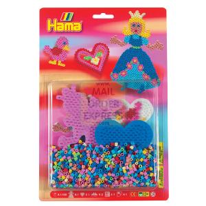 Hama Beads Hama Midi Beads With Princess and Heart Pegboard
