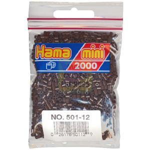 Hama Mini Beads Dark Brown