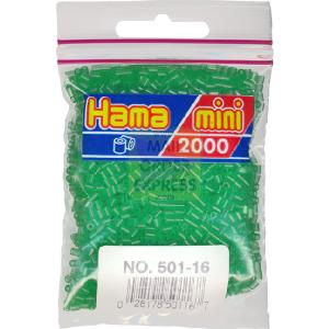 Hama Beads Hama Mini Beads Trans Green