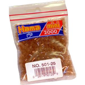 Hama Mini Beads Transparent Brown