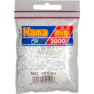 Hama Beads Hama Mini Beads White