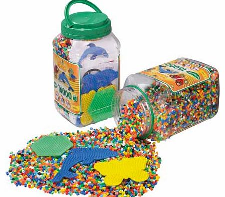 Hama Beads N Pegboards Tub - 16.000 Beads