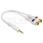 Cable Adapter 3.5 mm Plug - 2 RCA (phono)