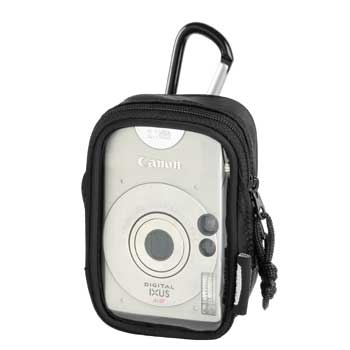 HAMA Camera Case with Clear Front and Karabiner Hook - 26279