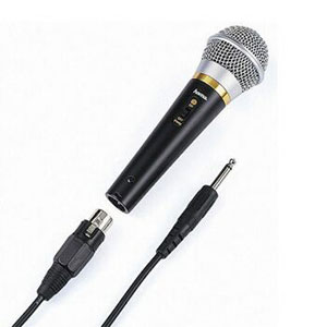 hama Microphone (Dynamic) DM60 (Titanium/Silver Colour) - 46060 - #CLEARANCE