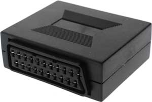 hama Multimedia - Scart Adapter Scart Socket - Socket, 21-pin - 43545
