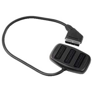 hama Multimedia - Scart Splitter 3-way - 56451