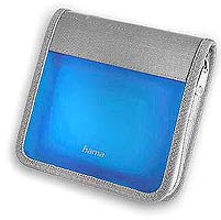 hama Transparent Blue CD Carry Case for 28 CDs - 51300