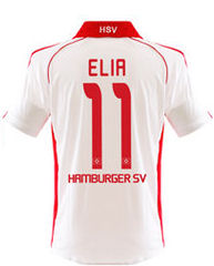 Hamburg SV Adidas 2010-11 Hamburg Adidas Home Shirt (Elia 11)