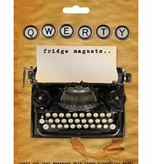 Classic American typewriter style Qwerty Fridge Magnets
