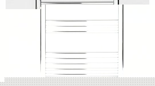 Hamilton 700x500mm Hamilton Electric Chrome FLAT Heated Towel Rail Radiator Warmer - Single Heat