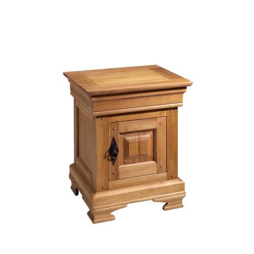 Hamilton Traditional Oak Bedside Cabinet - Right Hinged