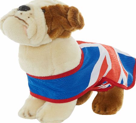 Hamleys 30cm Union Jack Bulldog Soft Toy