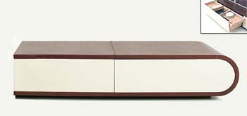 Be Square Edge Lowboard in Espresso Oak