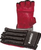 Boxing Gloves with Open Fingers M