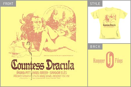 Hammer Horror (Countess Dracula) Skinny T-Shirt