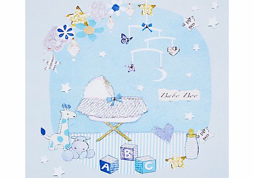 Hammond Gower New Baby Boy Greeting Card