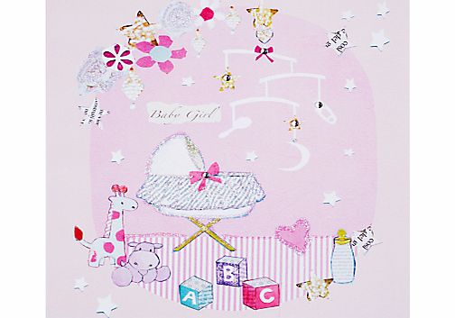 Hammond Gower Nursery Baby Girl Card