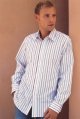 HAMNETT long-sleeved striped shirt