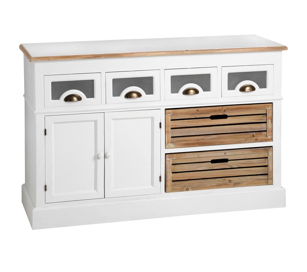 Hampshire Kitchen Sideboard With Glazed Drawers