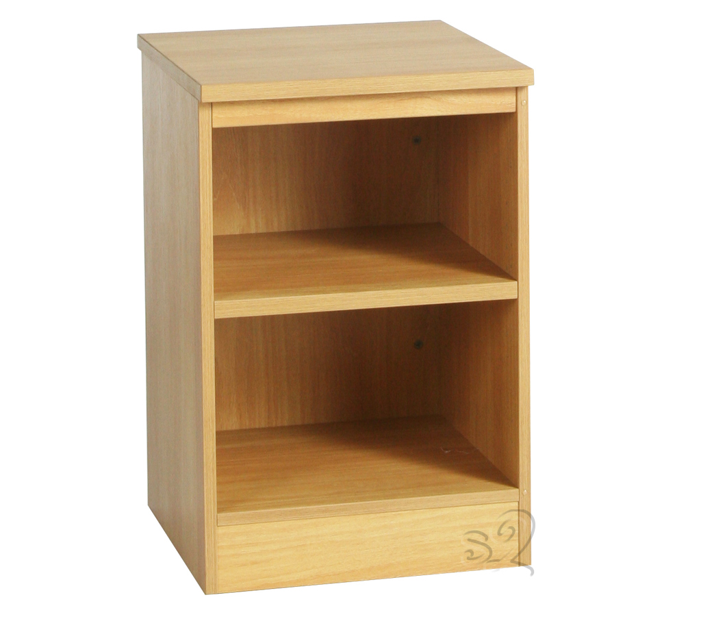 Beech Bookcase with 1 shelf 660mm