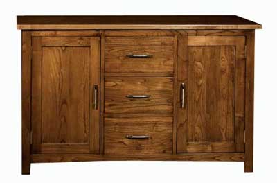 hampton Dark Triple Sideboard