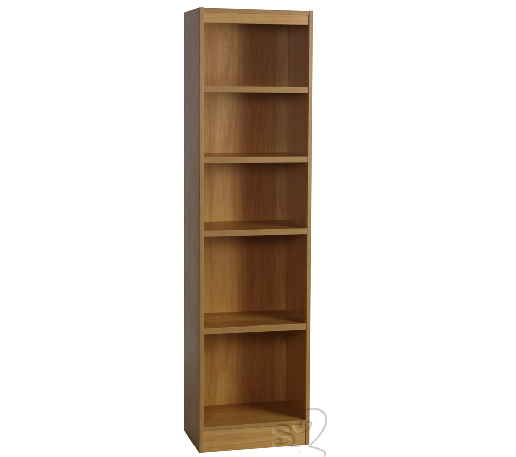 Hampton English Oak Bookcase with 4 shelves