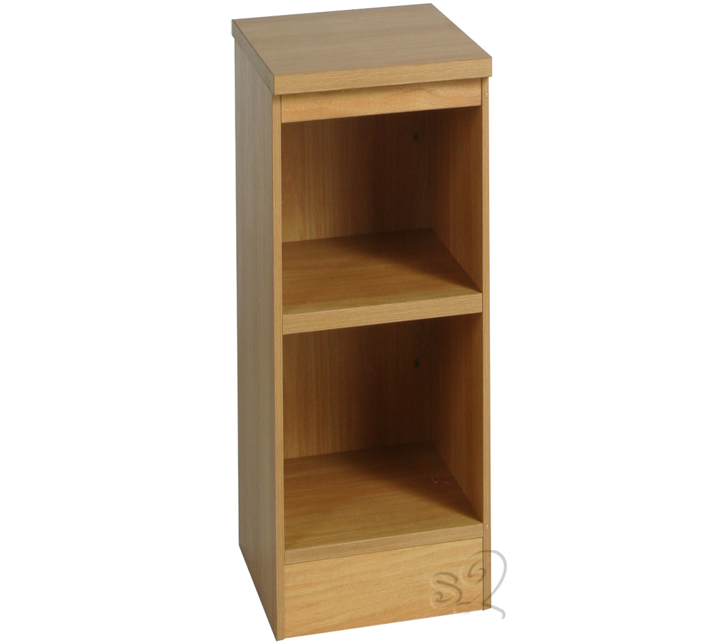 English Oak Narrow Bookcase with 1 shelf