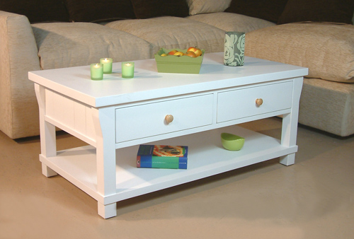 hampton Four Drawer Coffee Table